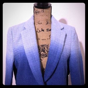 Size 6 Womens BOSTON PROPER Ombré Blazer